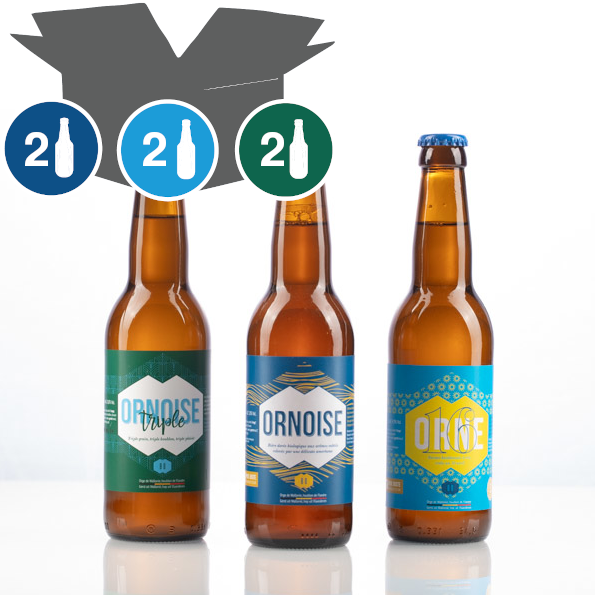 Mixed Clip 3x2 Ornoise, Triple, 16ORNE Organic in 33cl Clip Pack