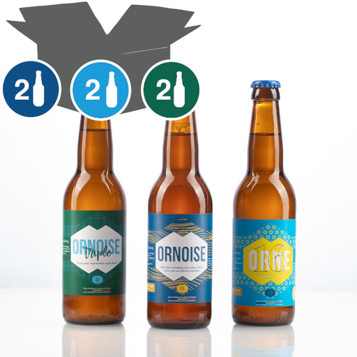 Gemengde Clip 3x2 Ornoise, Triple, 16ORNE Organic in 33cl Clip Pack